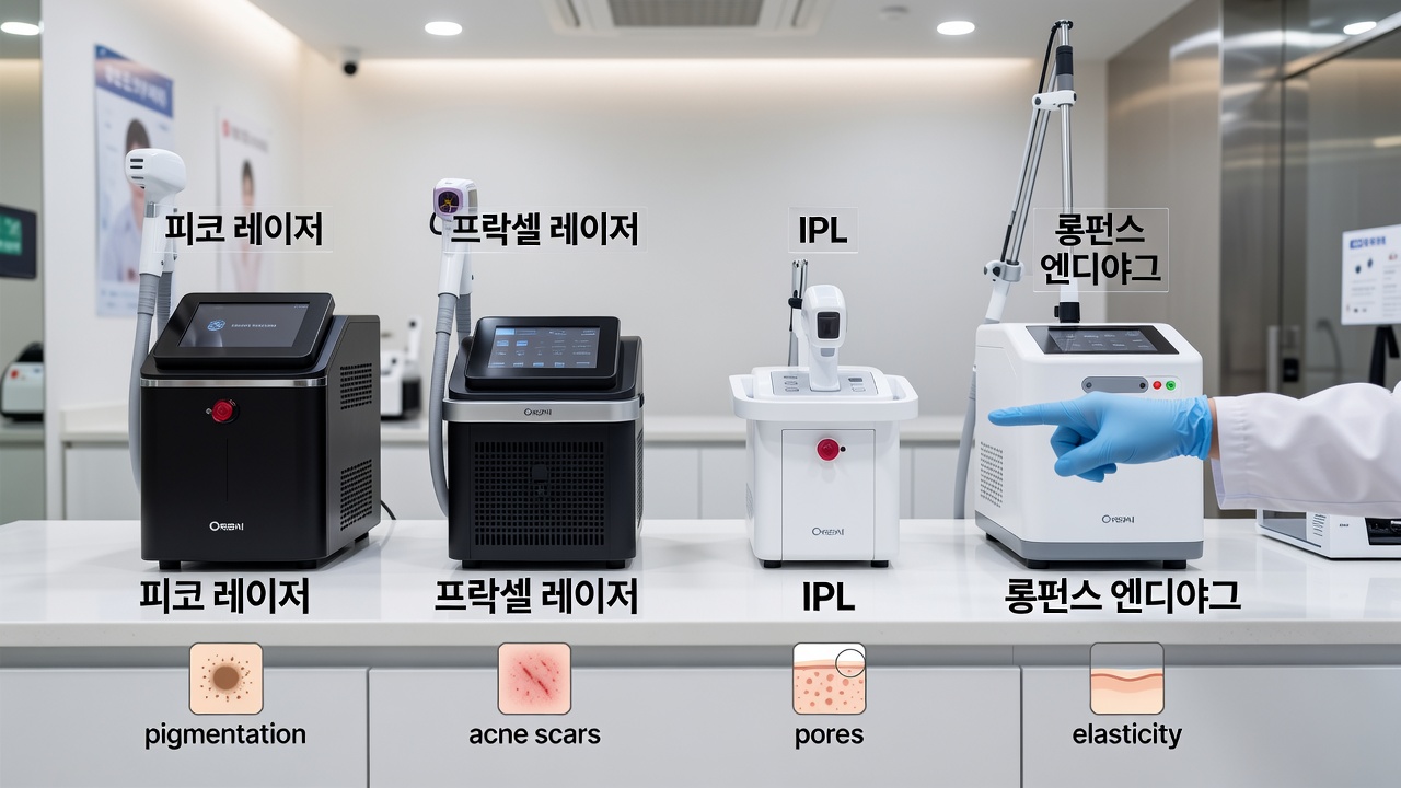 강남 피부과 레이저 시술 종류와 효과 비교