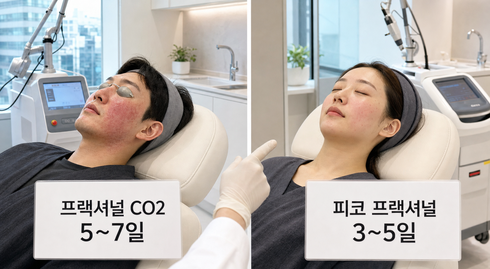 강남 여드름 흉터 레이저 회복 기간 상세 가이드